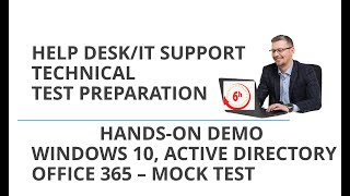 HELP DESKIT SUPPORT TECHNICAL TEST PREPARATION [upl. by Hollington]