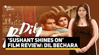 Dil Bechara Review  Rj Stutee Tells Why Sushant Singhs Last Film Is A Difficult Watch  The Quint [upl. by Thalia]