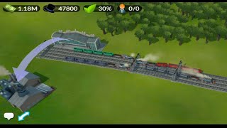 Deck Eleven RailRoads 2 Level 8 Gameplay With Multi Stations Work At Same Time [upl. by Dadirac213]