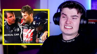 Eboys on Romain Grosjeans F1 Crash [upl. by Etiuqram]