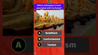 Which philosophy is most associated with Confucius [upl. by Sutphin]