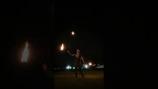 3 fire poi juggling juggling juggler poi fire flame [upl. by Ardnued825]