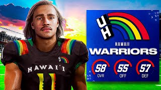 THE HAWAII REBUILD College Football 25 Dynasty  Season 1 [upl. by Ecinrev]