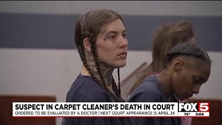 Suspect in carpet cleners death appears in court [upl. by Notle875]