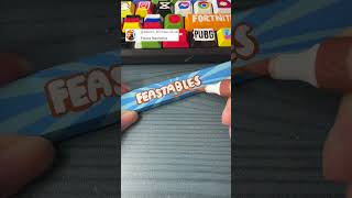 Drawing Mr Beast Feastables Chocolate Bars on the space bar shorts diy art tiktok keyboard [upl. by Perusse874]