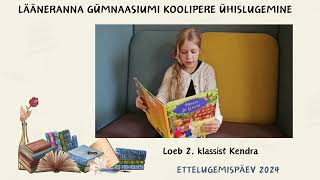 LÄÄNERANNA GÜMNAASIUMI KOOLIPERE ÜHISLUGEMINE [upl. by Edan113]