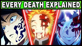 Every Hashiras Death in Demon Slayer Explained [upl. by Nnylyoj23]