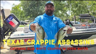 catching slab crappie in open water [upl. by Etnaud499]