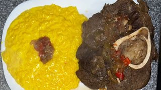 ossobuco with saffron risotto [upl. by Aneed]