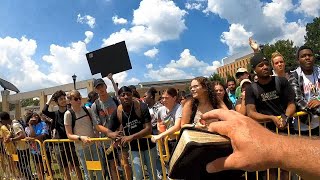 INTOLERANT amp HATEFUL Kennesaw State Students Confront LOVING amp PEACEFUL Preachers  Kerrigan Skelly [upl. by Arabeila]