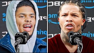 quotILL DESTROY YOUquot Gervonta Davis ISSUES THREAT To Shakur Stevenson On LIVE Press Conference [upl. by Annej]