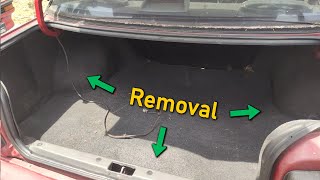 Trunk Panel Removal [upl. by Suirradal]