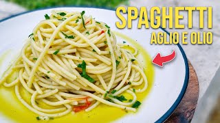 How to Make the Most Tasty SPAGHETTI AGLIO e OLIO Ever [upl. by Belita]