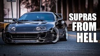 11 Supras FROM HELL 1000 HP Supras [upl. by Montanez]