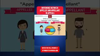 Difference between Appellee and Appellant by Attorney Steve® [upl. by Akimed]