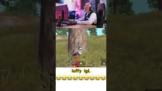 Luffy igl😂 pubgmobile bgmi shorts [upl. by Enyehc]