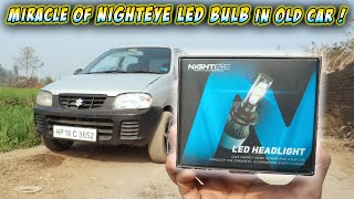 Installing Nighteye Bulb in car  Nighteye LED [upl. by Ynottirb]