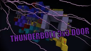 Minecraft Fastest ThunderBolt 3x3 Door in the World 50 Sub Special [upl. by Ainoval755]