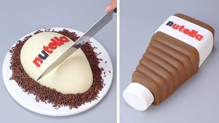 NUTELLA Chocolate Cakes Are Very Creative And Tasty  Best Chocolate Cake Video  Tasty Plus Cake [upl. by Acenes]