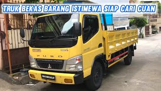 TRUK BEKAS MURAH ‼️ MITSUBISHI CANTER FE71 LONG 110Ps ENGKEL BARANG ISTIMEWA [upl. by Rolanda]