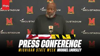 Maryland Football  Head Coach Michael Locksley Weekly Press Conference [upl. by Lamoree]