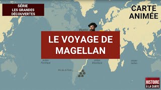 Les Grandes Découvertes  le voyage de Magellan en 4 minutes [upl. by Rosenquist]