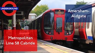 METROPOLITAN LINE CAB RIDE  Amersham to Aldgate [upl. by Arracahs]