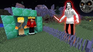 BASE DE ESMERALDA 100 SEGURA CONTRA O JEFF THE KILLER NO MINECRAFT [upl. by Jaycee]