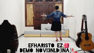 Efharisto EZ  Line Dance Linah LunardiINA Beginner [upl. by Aikram]