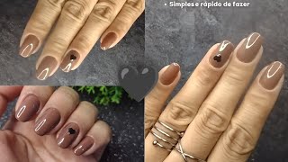 Esmaltaçãodecoração simples de 🖤Palitação [upl. by Edris]