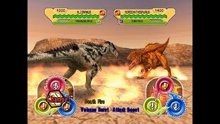 Dinosaur King Arcade Game 恐竜キング  Alioramus VS the Alpha Fortress Easy [upl. by Ainehta]