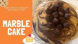 Eggless Marble CakeSpeckle CakeMicrowave Cake [upl. by Dualc863]