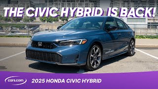 2025 Honda Civic Hybrid Review Juiced Up [upl. by Errehs]