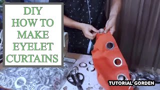 How To Make Eyelet Curtains [upl. by Idyak]