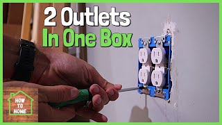 How to Wire 2 Outlets In One Box  Wiring a Double Receptacle the Correct Way [upl. by Sibilla]