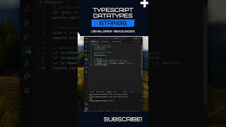 Typescript Strings  Single Quotes  Double Quotes  Backticks  Concatenation  Developer Resources [upl. by Candice]