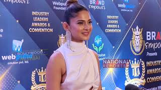 Jennifer Winget Reaction On Upcoming New Projects Bigg Boss 17 amp Brand Empower Industry Leader 2023 [upl. by Aloin]