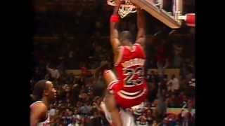 Michael Jordan  Top 10 Clavadas [upl. by Dorinda]