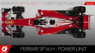 Ferrari SF16H 2016 F1  Come Funziona la Power Unit  Mattia Binotto [upl. by Asinet853]