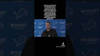 Jared Goff post game interview after throwing a crazy 5 interceptions‼️ [upl. by Eralcyram]