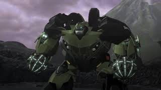 Transformers Prime Unreleased Soundtrack  Bulkhead Vs Hardshell Round 1 [upl. by Gide683]