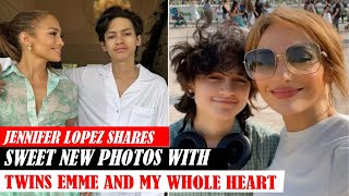 Jennifer Lopez Shares Sweet New Photos With Twins Emme And My Whole Heart [upl. by Shawn]