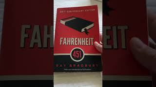 Book recommendation Fahrenheit 451 booktok booktube books bookrecommendations bookreview 451 [upl. by Shulman]