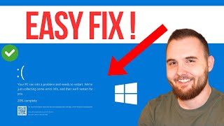 How To Fix CrowdStrike Blue Screen Death csafentsys Blue Screen Error EASY FIX [upl. by Flannery]