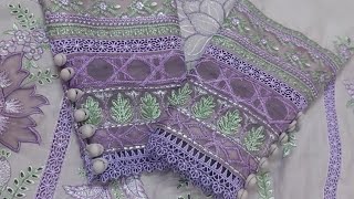 How to design your dress beautifully and stitch gracefully with lacesbuttons loops amazing ideas [upl. by Eussoj]