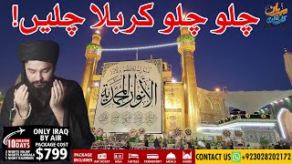 chalo karbala 2024 Kafla Karbala Najaf by Air 2024  Karwan e Mehrban  Mehrban Ali [upl. by Zebaj]