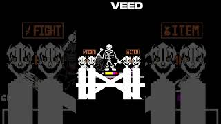 Trying To Beat Undertale Help From The Void phase3 sans undertalefangame fyp papyrus undertale [upl. by Atteiluj570]