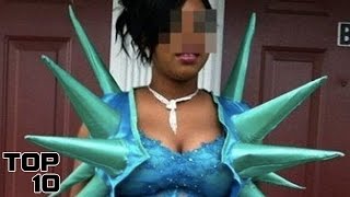 Top 10 Ugliest Prom Dresses [upl. by Alleber]