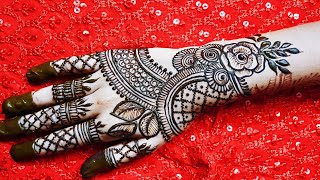 New Simple Mehndi Disign l Mehndi Ki Disign l Mehndi Disigns l Easy Mehndi Disign l Yasmin Art Craft [upl. by Volnay]