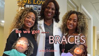 We got BRACES  😬🦷 FULL PROCEDURE 24 days after  tightening checkup 🪥 [upl. by Bast]